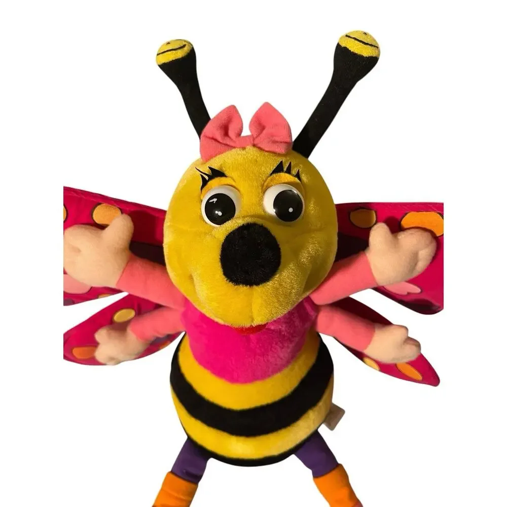 Buzzy Butterbees Bee Pal Plush Stuffed Animal Honey Bee Bumblebee Butterfly RARE